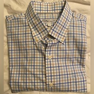Peter Millar Men’s long-sleeve woven button-up